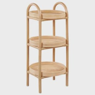 Beliani - TROOLIE - Bijzettafel - Natuurlijk - Rotan Beliani - TROOLIE - Bijzettafel - Natuurlijk - Rotan