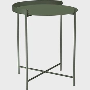 Houe Edge bijzettafel Ø46 Olive green