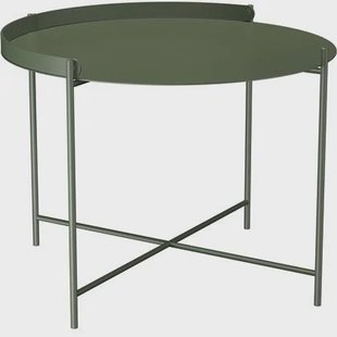 Houe Edge bijzettafel Ø62 Olive green