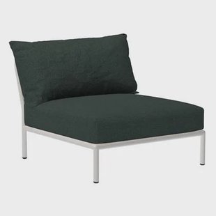 Houe Level2 fauteuil frame wit stof Alpine