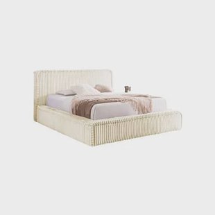 by fonQ Ruffle Bedframe - 160 x 200 cm - Ivoor