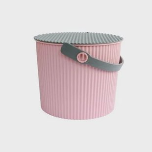 Hachiman Omnioutil Opbergemmer - S - Roze|Grijs