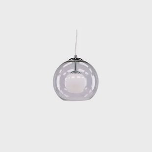 Fjôrd - Plafondlamp Grijs Glas - 25x25x25cm - Roche