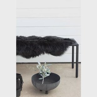 Venture Home Katy Gooien 180x55 - Zwart