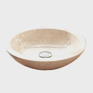 Tikamoon - Calypso - Marmeren wastafel cream