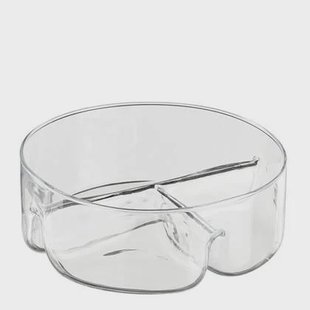 Mica Decorations Linda Snackschaal - H9 x Ø26 cm - Transparant