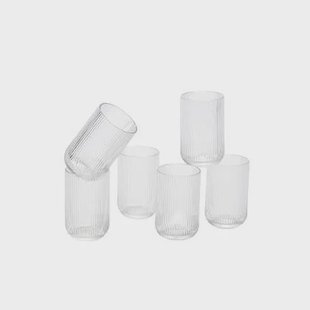 Mica Decorations Merlot Drinkglas - Set van 6 - 400 ml - Transparant Mica Decorations Merlot Drinkglas - Set van 6 - 400 ml - Transparant