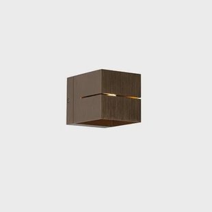 QAZQA Smart wandlamp donkerbrons 9,7 cm incl. Wifi G9 - Transfer