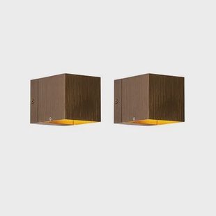 QAZQA Set van 2 smart wandlamp donkerbrons 8 cm incl. Wifi G9 - QAZQA Set van 2 smart wandlamp donkerbrons 8 cm incl. Wifi G9 -
