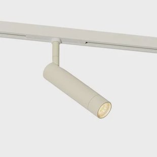 QAZQA Moderne spot beige met wit voor railsysteem 1-fase - Slimline