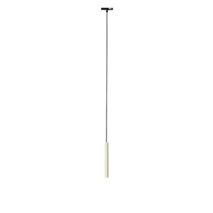 QAZQA Moderne hanglamp zwart beige voor railsysteem 1-fase -