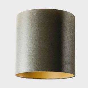 QAZQA Velours lampenkap groen met gouden binnenkant 40|40|40 QAZQA Velours lampenkap groen met gouden binnenkant 40|40|40