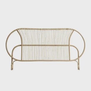 Tikamoon - Leontie - Rotan hoofdbord 190 cm