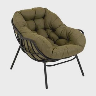 Lesli Living Cozy relax stoel - olijfgroen