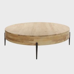 Fraaai Dario ronde salontafel Ø120 cm - massief acacia naturel