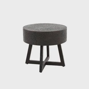 Fraaai Sonja salontafel ø50 - ferro metallic