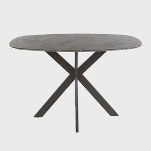 Fraaai Karla bartafel kruisframe deens ovaal - zwart|bruin