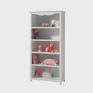 LUCEVI - Amori Boekenkast Hout - Wit - 90x40x190 cm
