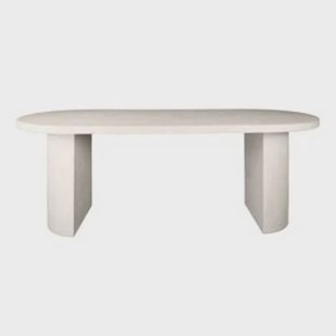 Hoyz Collection - Eetkamertafel Arch Stone 215x90cm - Marmer Composiet Hoyz Collection - Eetkamertafel Arch Stone 215x90cm - Marmer Composiet