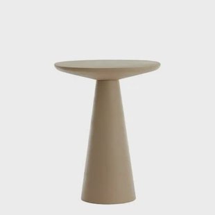 Light&living Bijzettafel 45x45x59 cm ABALA mat licht grijs