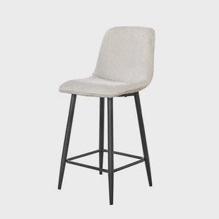 Hoyz Collection - Barstoel Rib - Rock Gebroken Wit - Set van 2