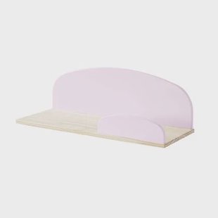 LUCEVI - Kiddy Wandplank 65cm - Hout - Roze - 65x25x21.5 cm LUCEVI - Kiddy Wandplank 65cm - Hout - Roze - 65x25x21.5 cm