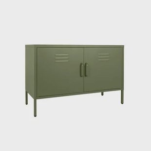 Metalen TV lockerkast Finn olijfgroen