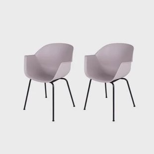 Eetkamerstoel Cuyp XXL taupe 2 stuks