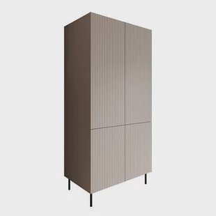 Meubella - Kledingkast Alex - Beige - 90 cm