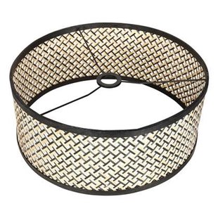 Steinhauer - kap - Shade - zwart - bamboe hout - Ø 50cm - E27 -