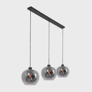 Steinhauer hanglamp Lotus - zwart - glas - 1898ZW Steinhauer hanglamp Lotus - zwart - glas - 1898ZW