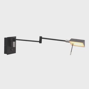 Steinhauer - wandlamp - Retina - zwart - metaal - bedlampje - LED - 3402ZW