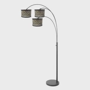 Steinhauer vloerlamp Sparkled light - zwart - metaal - 3829ZW