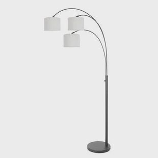 Steinhauer vloerlamp Sparkled light - zwart - metaal - 3825ZW