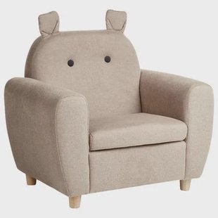Beliani - MARIBO - Kinderfauteuil - Beige - Stof Beliani - MARIBO - Kinderfauteuil - Beige - Stof