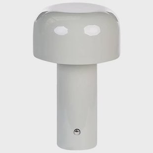 Beliani - BESOS - Tafellamp - Grijs - IJzer