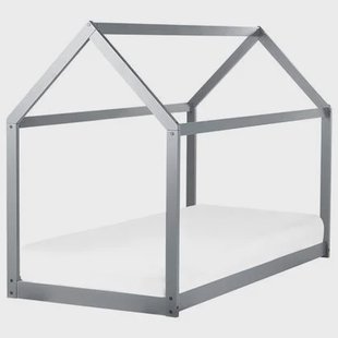 Beliani - TOSSE - Kinderbed - Grijs - 90 x 200 cm - Hout