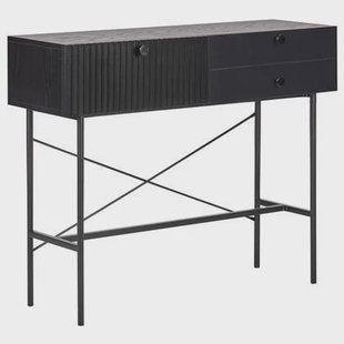 Beliani - COVENTRY - Sidetable - Zwart - MDF Beliani - COVENTRY - Sidetable - Zwart - MDF