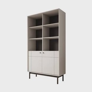 Meubella Vitrinekast Jules 2 - Beige - 104 cm Meubella Vitrinekast Jules 2 - Beige - 104 cm