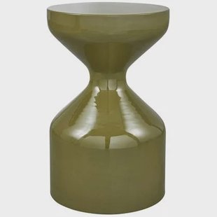 WOOOD Floyd Bijzettafel - Metaal - Groen - 47x30x30