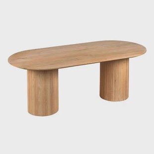 Lewis & Loft Eettafel Lynn - Ovaal - 200x90 cm - Naturel