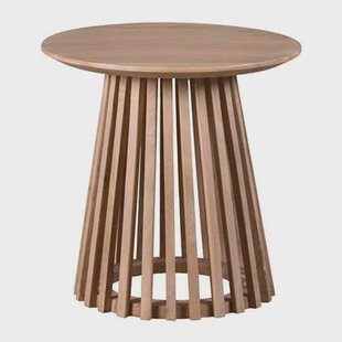 Lewis & Loft Bijzettafel Levi - FSC® mangohout - Rond ⌀50 - Naturel Lewis & Loft Bijzettafel Levi - FSC® mangohout - Rond ⌀50 - Naturel