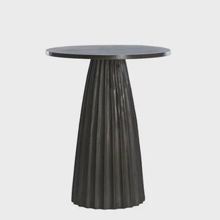 Light&living Bijzettafel Ø45x56 cm VEGLIA mat donker bruin