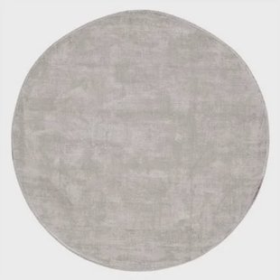 MUST Living Carpet La Belle round large,Ø250 cm, light grey, 100% v...