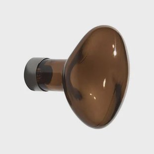 Bubble wandhaak small Grey Brown