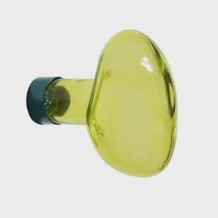 Bubble wandhaak small Lime