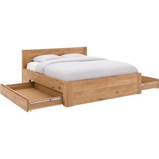 Goossens Bedframe Bibi - 140 x 210 - Eiken olie blank - Hout Goossens Bedframe Bibi - 140 x 210 - Eiken olie blank - Hout