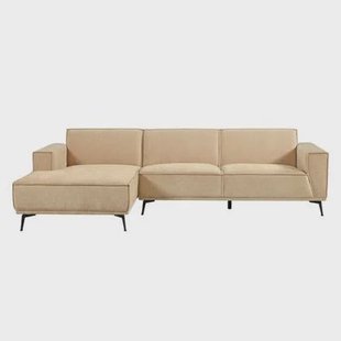 Anli-Style Tower living Leeds 2,5-seater AR + Chaise Lounge L Beige