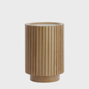 Light & Living Bijzettafel Kiyose - Naturel - Ø33cm