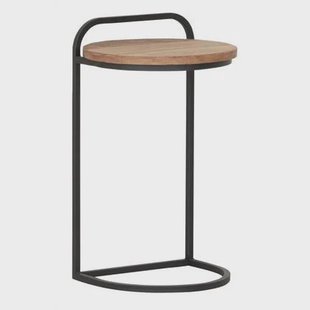 DTP Home Laptop table Soho TEAKWOOD,60xØ35 cm, recycled teakwood top